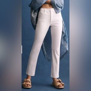 NWT. Good Legs Straight Ankle Jeans in White Size 16